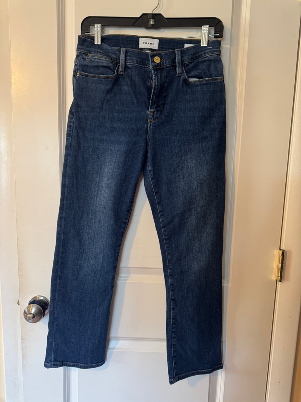 Frame Women Jeans Le High Straight Blue Jeans Medium Wash casual Sz 29